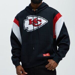 NFL Kansas City Chiefs Men's Medium Friday Night Lights Hoodie Red Black White
